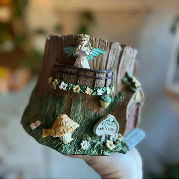 Fairy-Themed Plant Stand / Planter Holder for 4” Pots 🪴 - Picture 4 of 14